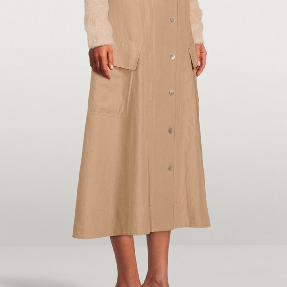 Vince Utility Midi Cargo Skirt